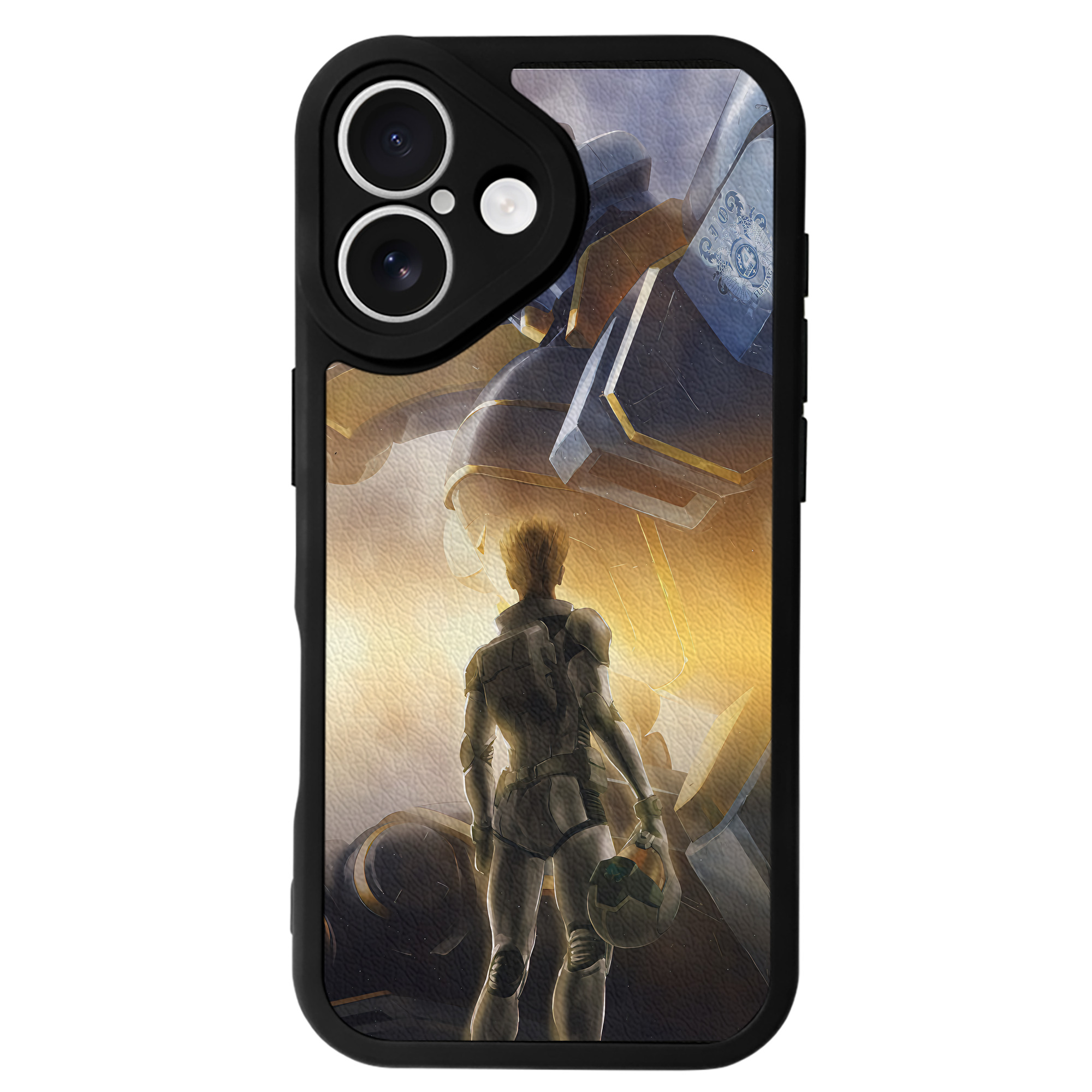 （画像用） 機動戦士ガンダム Mobile Suit Gundam 【iPhone 16シリーズ対応】シリコンスマホケース（レザー調） 材質：シリコン